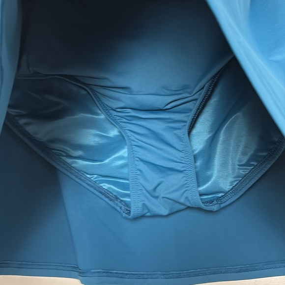 Lands End Women’s Swim Skort Teal Size 18 - Picture 3 of 7